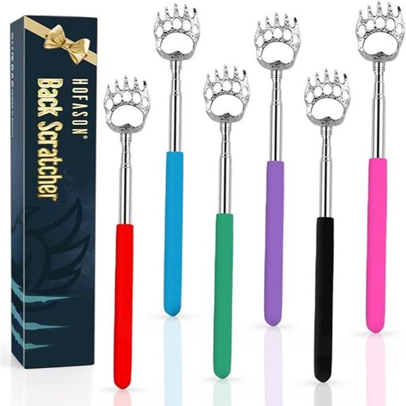 HOFASON 6 Pack Back Scratcher Gift Set