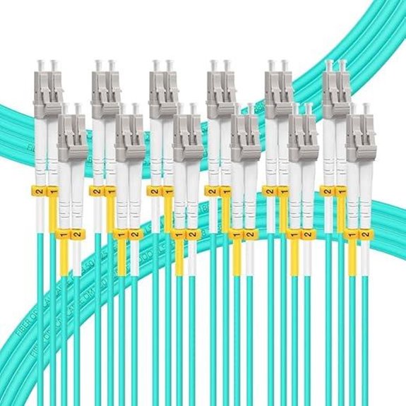 FLYPRO 1M OM3 LC to LC Fiber Patch Cable 6-Pack