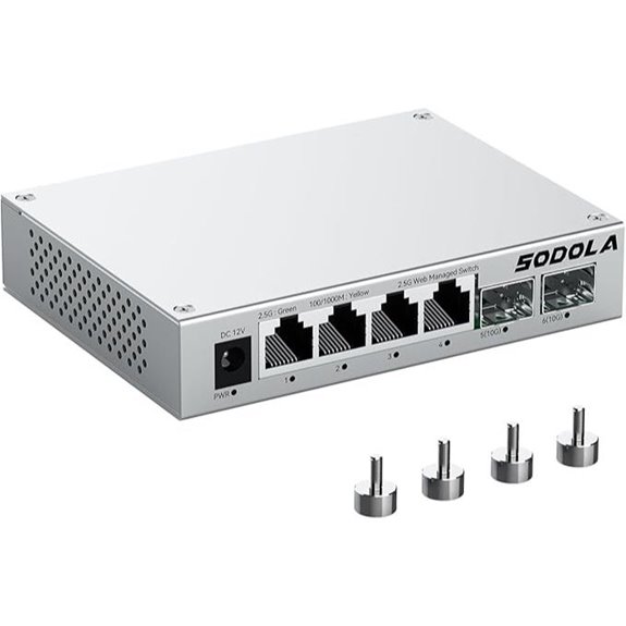 six port 2 5gb switch