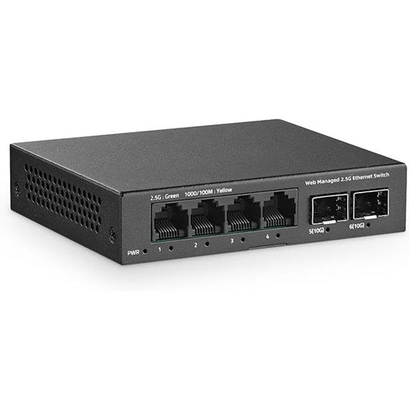 six port 2 5gb switch