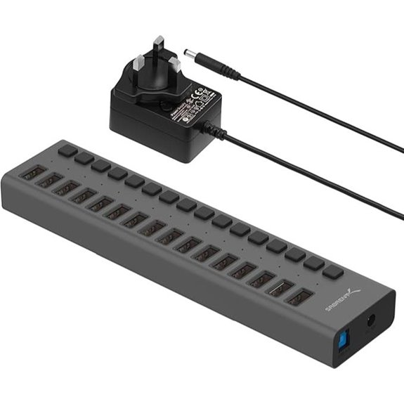 Sabrent 16-Port USB 3.0 Data Hub & Charger