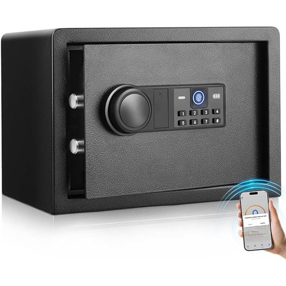 XDeer Smart Biometric Safe Box (0.78 Cu.ft)