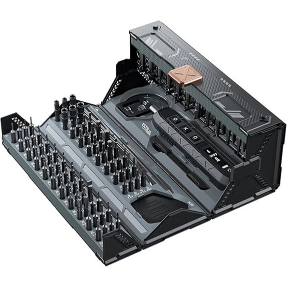 JAKEMY Smart Electric Screwdriver Set with 160 Bits