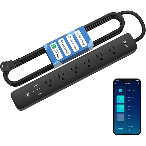 GHome Smart Power Strip with 6 Outlets & USB