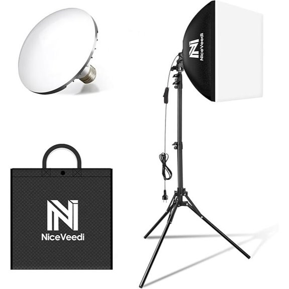 NiceVeedi 16 Softbox Lighting Kit with Tripod