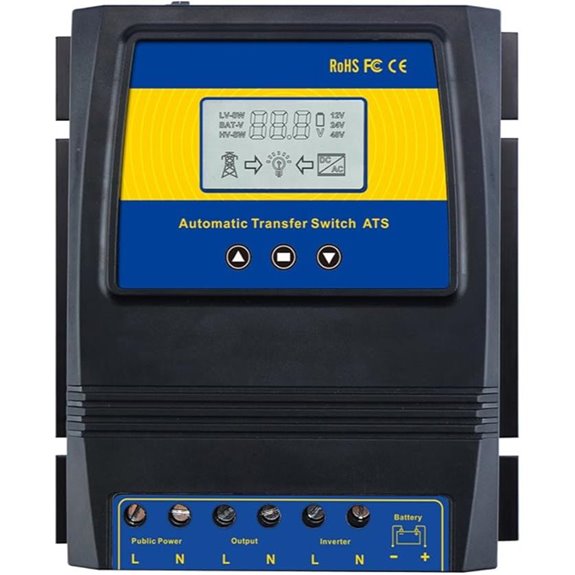 MOES 50A Dual Power Transfer Switch for Solar System