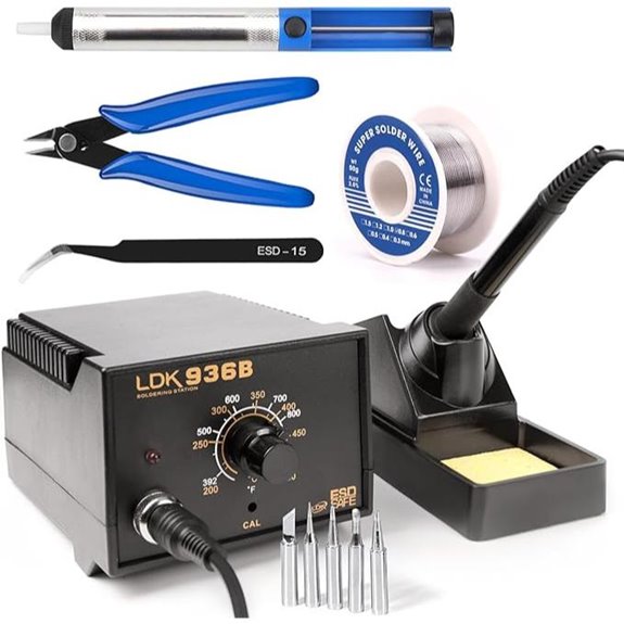 LDK 936B Soldering Iron Kit with Tips and Tools