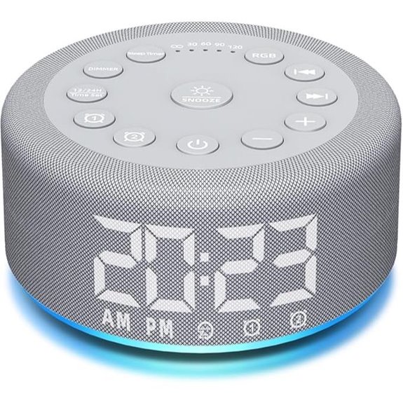 Sound Machine Night Light Alarm Clock with Sleep Sounds