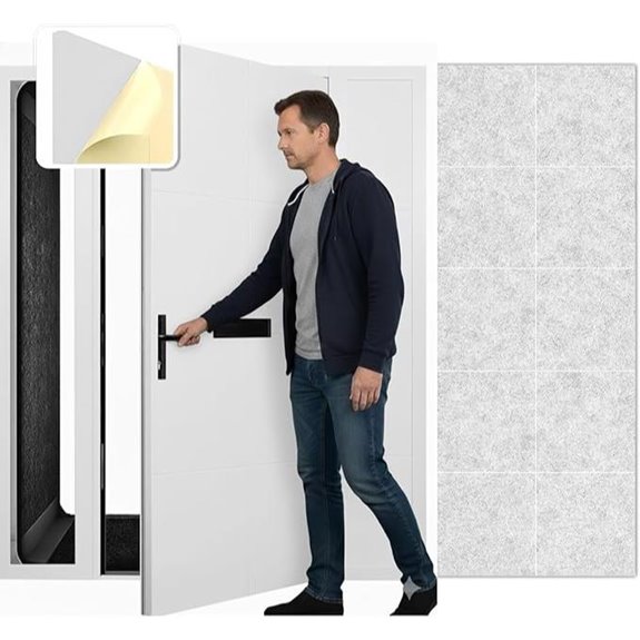 Arrowzoom 20 Pack Soundproof Door Foam Tiles