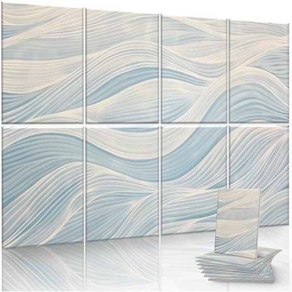 8-Pack Acoustic Wall Art Panels for Sound Absorbing