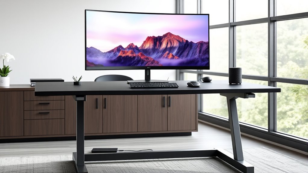 stand desk compatibility and ergonomics