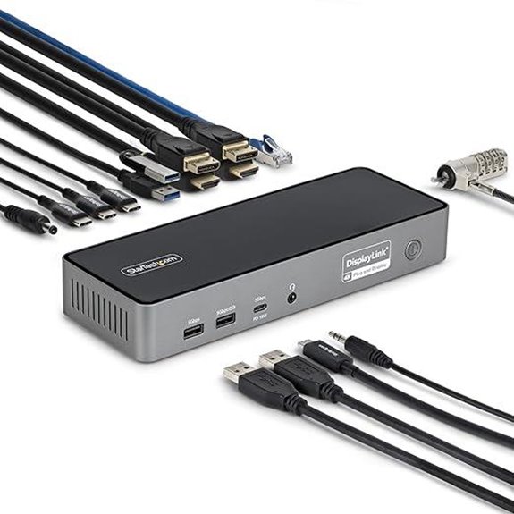 StarTech Triple Monitor USB-C Docking Station