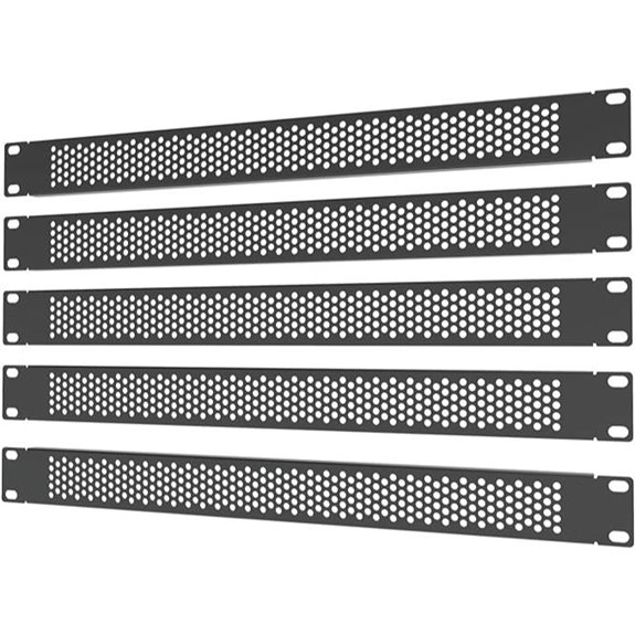 5 Pack 1U Steel Venting Rack Panel Spacer