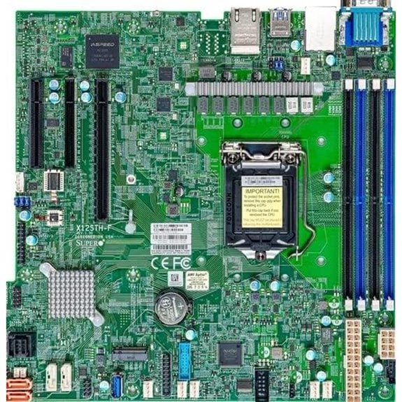 SUPERMICRO MBD-X12STH-F-B Micro-ATX Server Motherboard LGA 1200 Intel C256