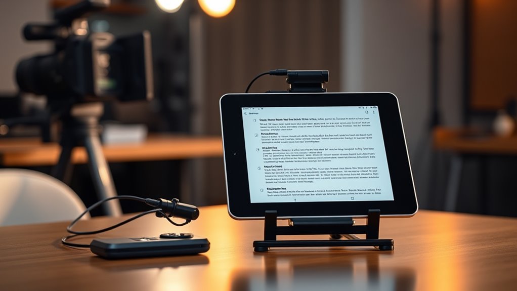 tablet teleprompter selection criteria