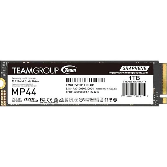 TEAMGROUP MP44 1TB PCIe 4.0 NVMe SSD