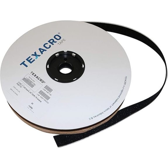 TEXACRO Brand Loop 71 PSA 32 - 25 Yard Roll 1 Wide Black