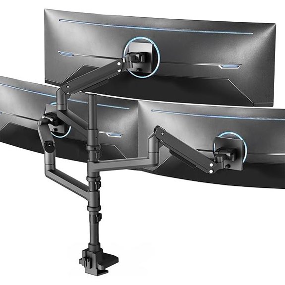 VIVO 3-Arm Ultrawide Monitor Desk Mount