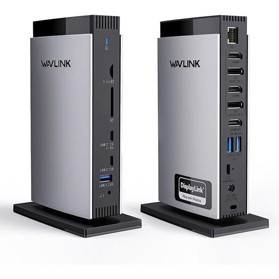 WAVLINK Docking Station for 3 Monitors with Power