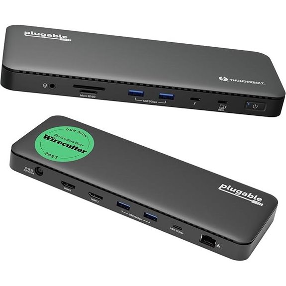 thunderbolt 4 dock 100w charging