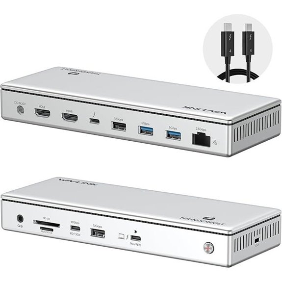 WAVLINK Thunderbolt 4 Hub with Dual HDMI 4K