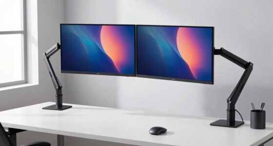 top heavy duty dual monitors