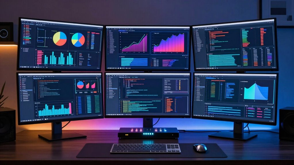 top quad monitor kvm switch