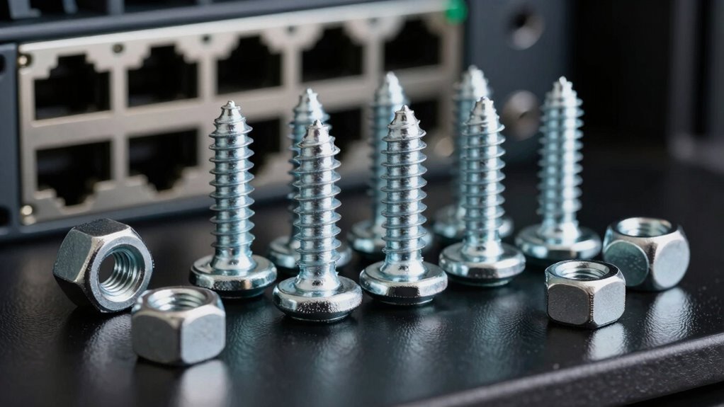 top rack screw selections