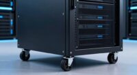 top server rack wheels