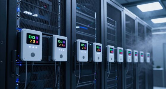 top server room environmental sensors