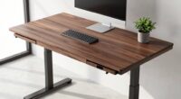 top standing desks with storage