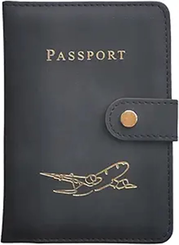 RFID Passport Holder with Card Slots for Travel