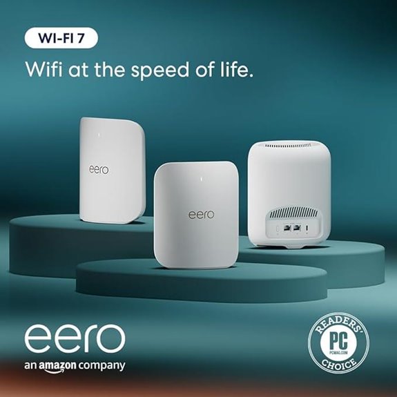 Amazon eero Pro 7 Tri-Band Mesh Wi-Fi 7 Router (3-Pack)