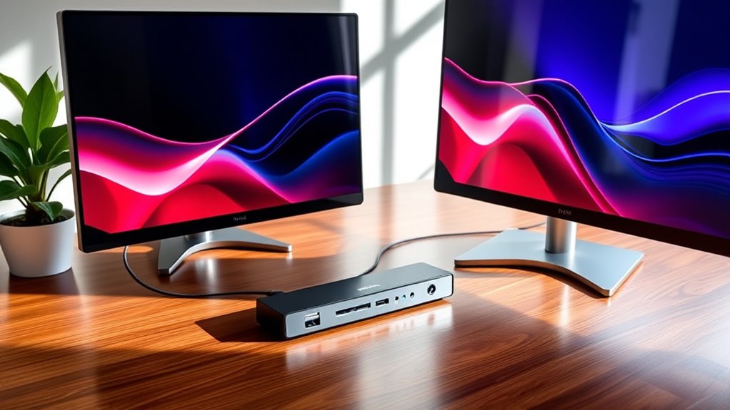 triple monitor docking considerations