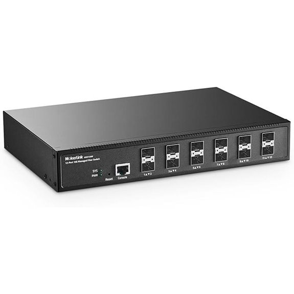MokerLink 12 Port 10G SFP+ Managed Fiber Switch