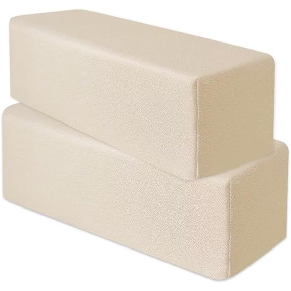 2 Pack Couch Arm Rest Pillow with Waterproof Cover