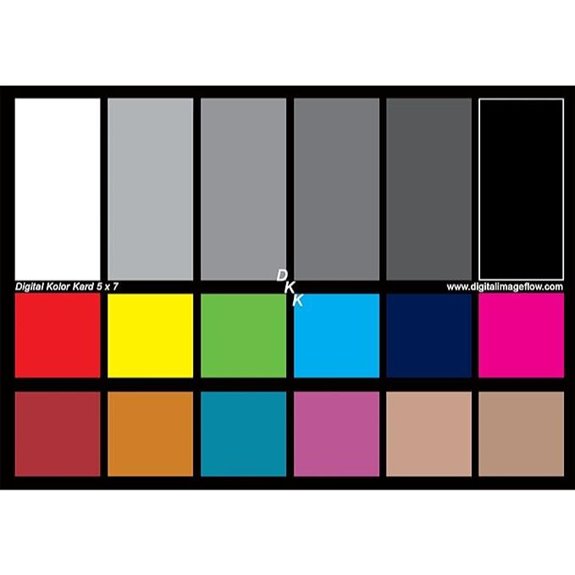 Color Calibration Charts with Gray Scales (Set of 2)