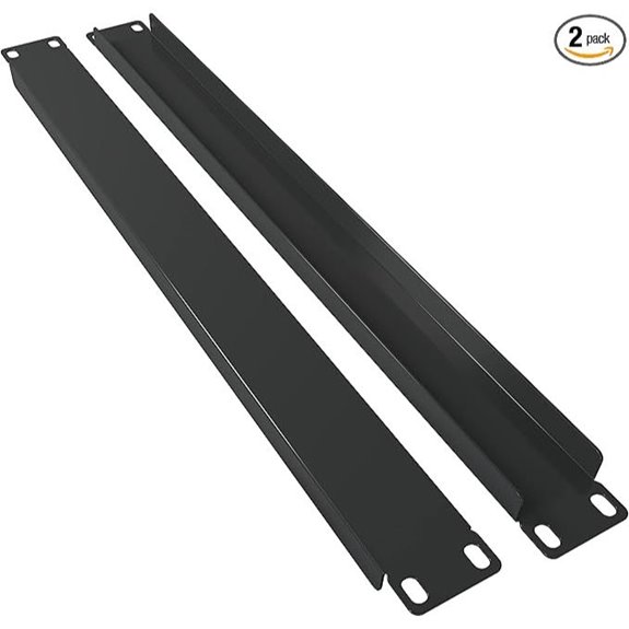 2 Pack 1U Metal Rackmount Filler Panels