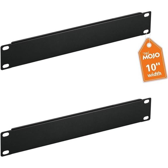 Tecmojo 2 Pack 1U Rack Mount Panel Kit