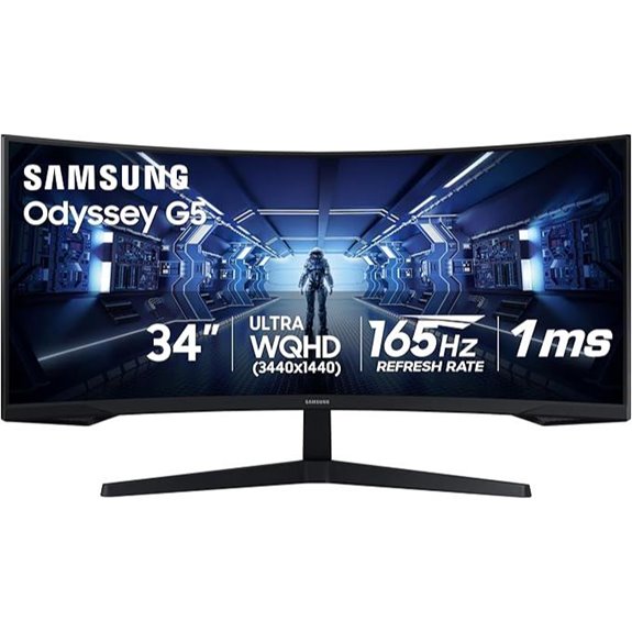 Samsung Odyssey G5 34 Ultra-Wide Curved Gaming Monitor