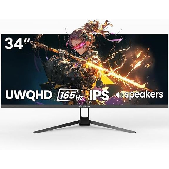 CRUA 34 Ultrawide Gaming Monitor with FreeSync