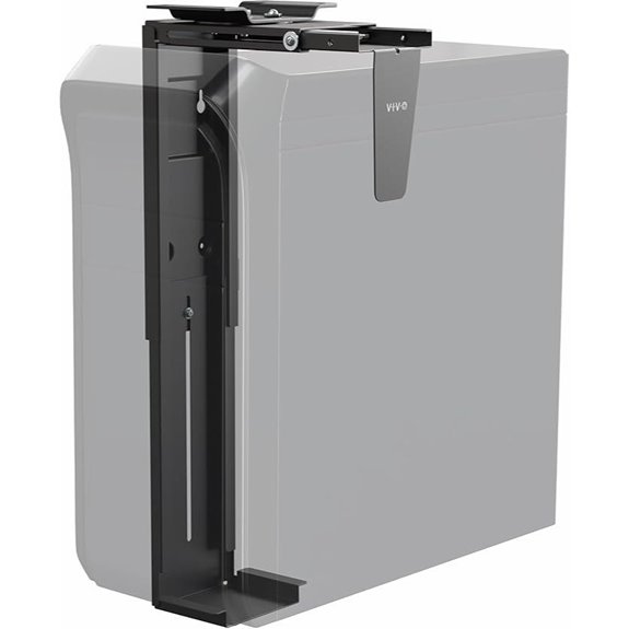 VIVO Under Desk CPU Mount for Office and Gaming