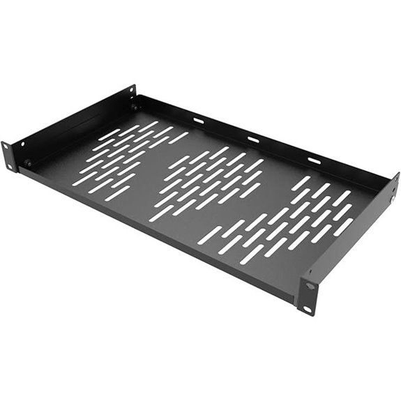 Beiyier 1U Universal Rack Shelf (10 Deep)