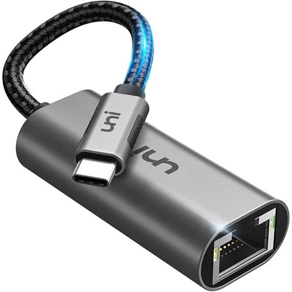 uni USB C to Ethernet Adapter with 1Gbps LAN