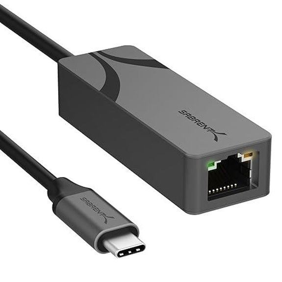 Sabrent USB-C to 2.5Gbps Ethernet Adapter
