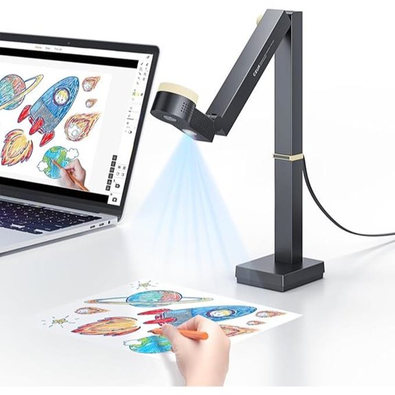 CZUR Fancy S Pro USB Document Camera with Microphone