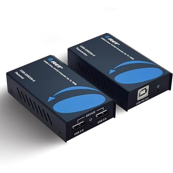 OREI USB 2.0 Over Ethernet Extender (Up to 330 ft)