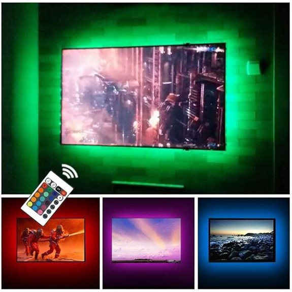 USB TV LED Backlight Strip for 24-60 Inch Monitors