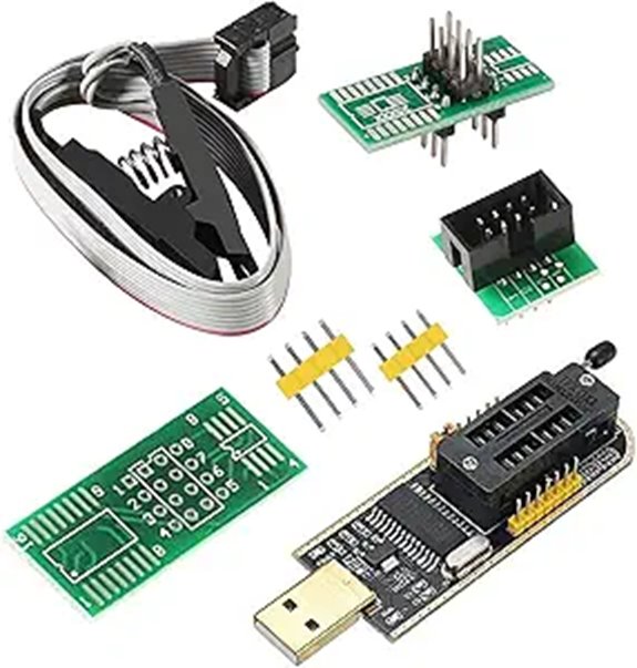 ABSOK CH341A USB Flash Programmer with Clip & Adapter