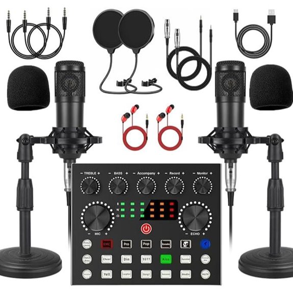 V8s Voice Changer & BM-800 Microphone Bundle
